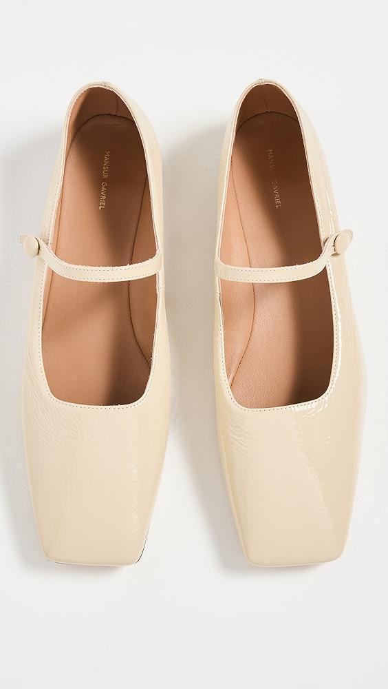 Mansur Gavriel Square Toe Mary Jane Flats | Shopbop Product Image