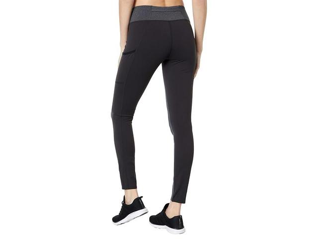 L.L.Bean Boundless Performance Pocket Tights Color-Block (Charcoal Heather/Classic ) Women's Casual Pants Product Image