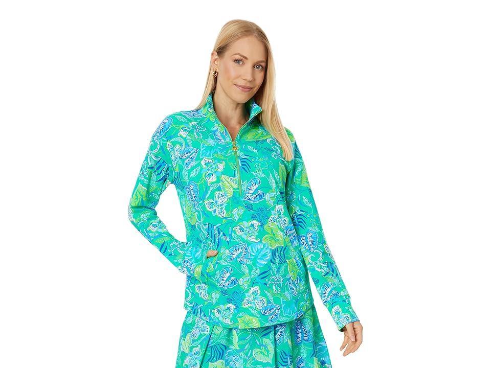 Lilly Pulitzer UPF 50+ Skipper Popover (Botanical in A Flutter) Women's Clothing Product Image