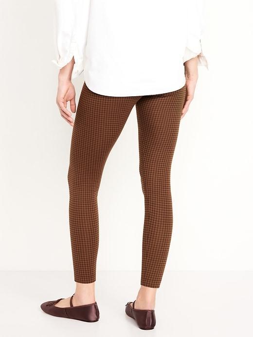 High-Waisted Jersey Ankle Leggings Product Image