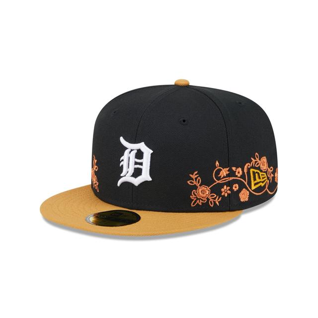 Detroit Tigers Floral Vine 59FIFTY Fitted Hat Male Product Image