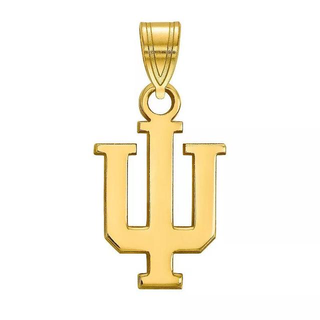 LogoArt 10K Yellow Gold Indiana Hoosiers Small Pendant, Womens 10k Gold Product Image