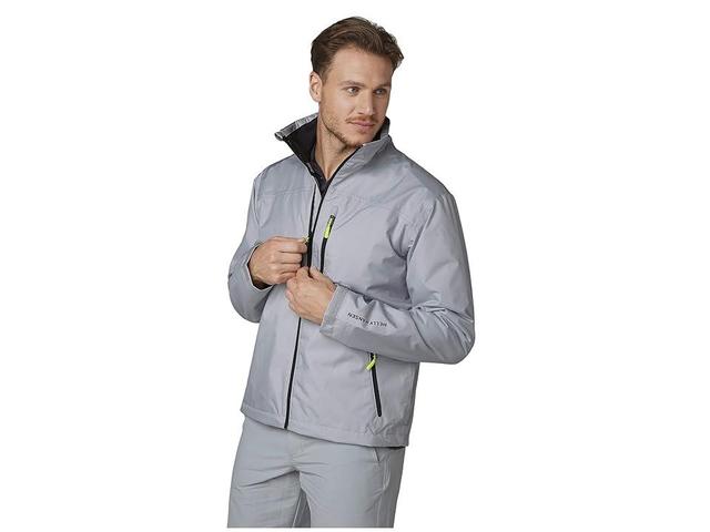 Helly Hansen Crew Midlayer Jacket (Grey Fog) Men's Clothing Product Image