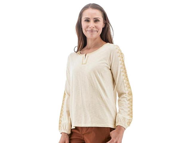 Aventura Clothing Kalina Top (Egret) Women's Clothing Product Image