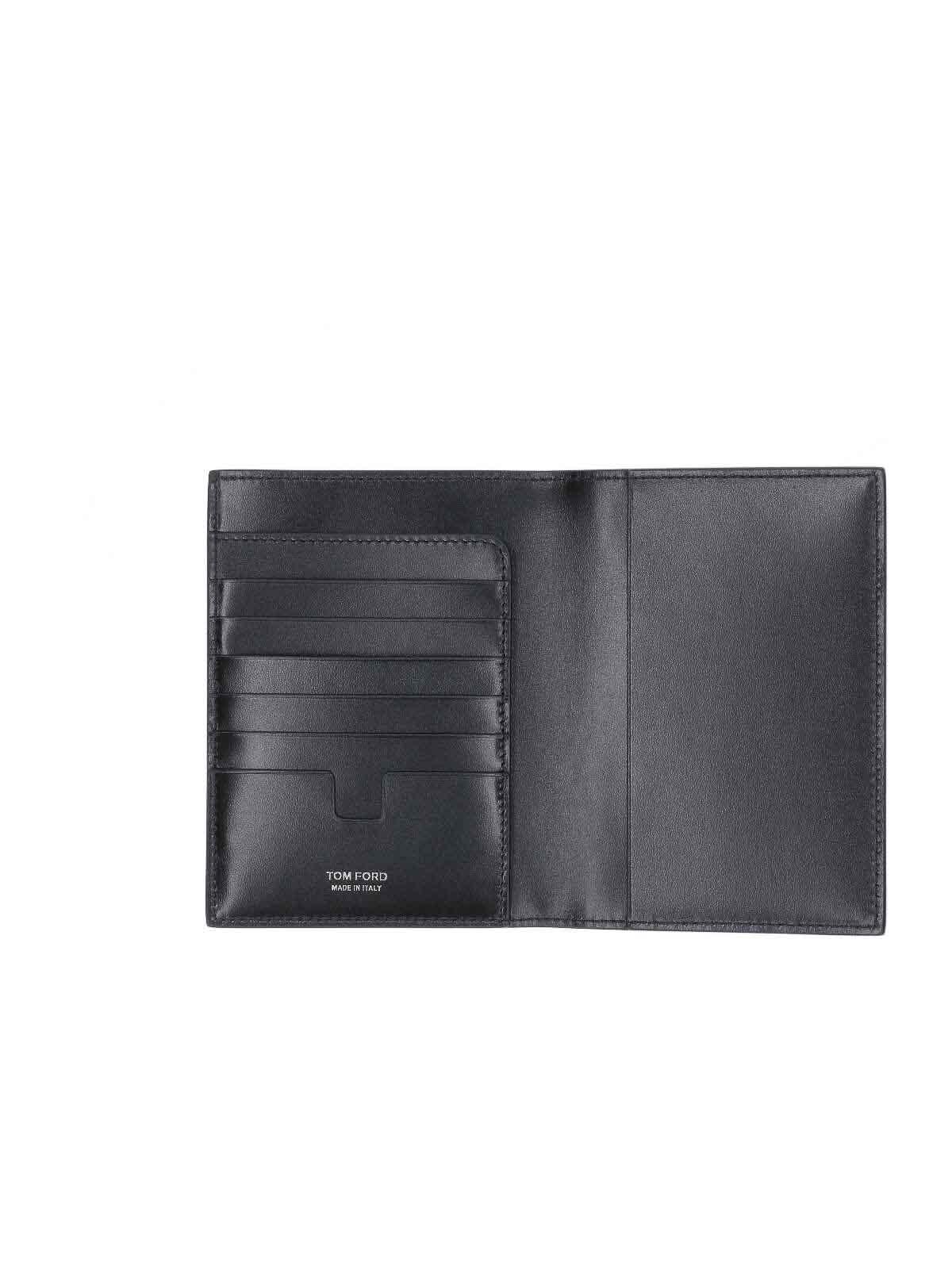 Crocodile Print Card Holder In Black Product Image