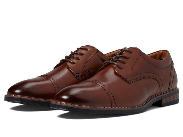 Nunn Bush Centro Flex Cap Toe Oxford (Cognac) Men's Shoes Product Image