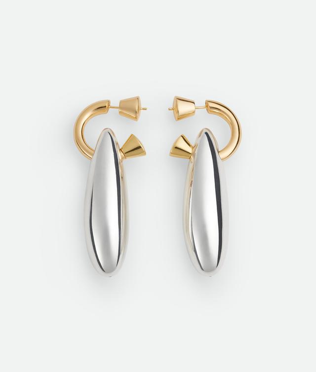 Women's Ellipse Large Earrings in Silver/yellow gold Product Image