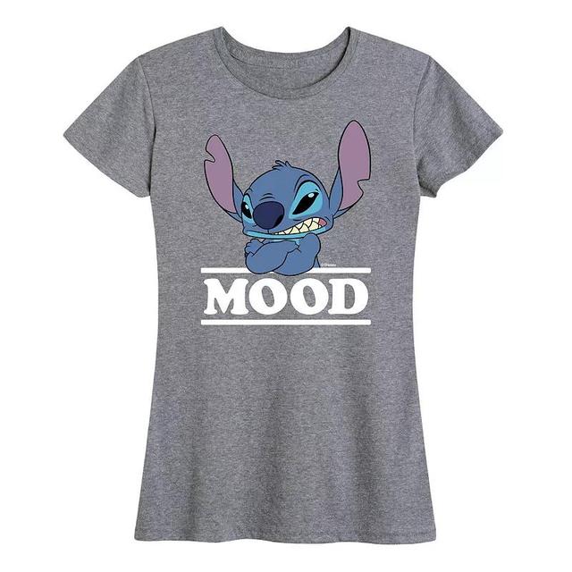 Disneys Lilo & Stitch Womens Mood Graphic Tee Product Image