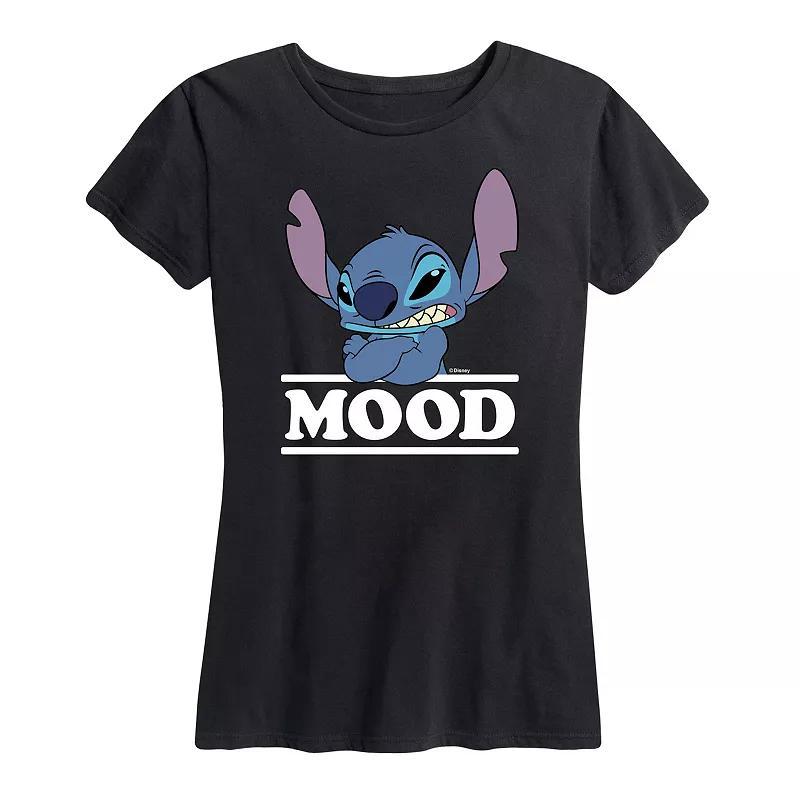 Disneys Lilo & Stitch Womens Mood Graphic Tee Product Image