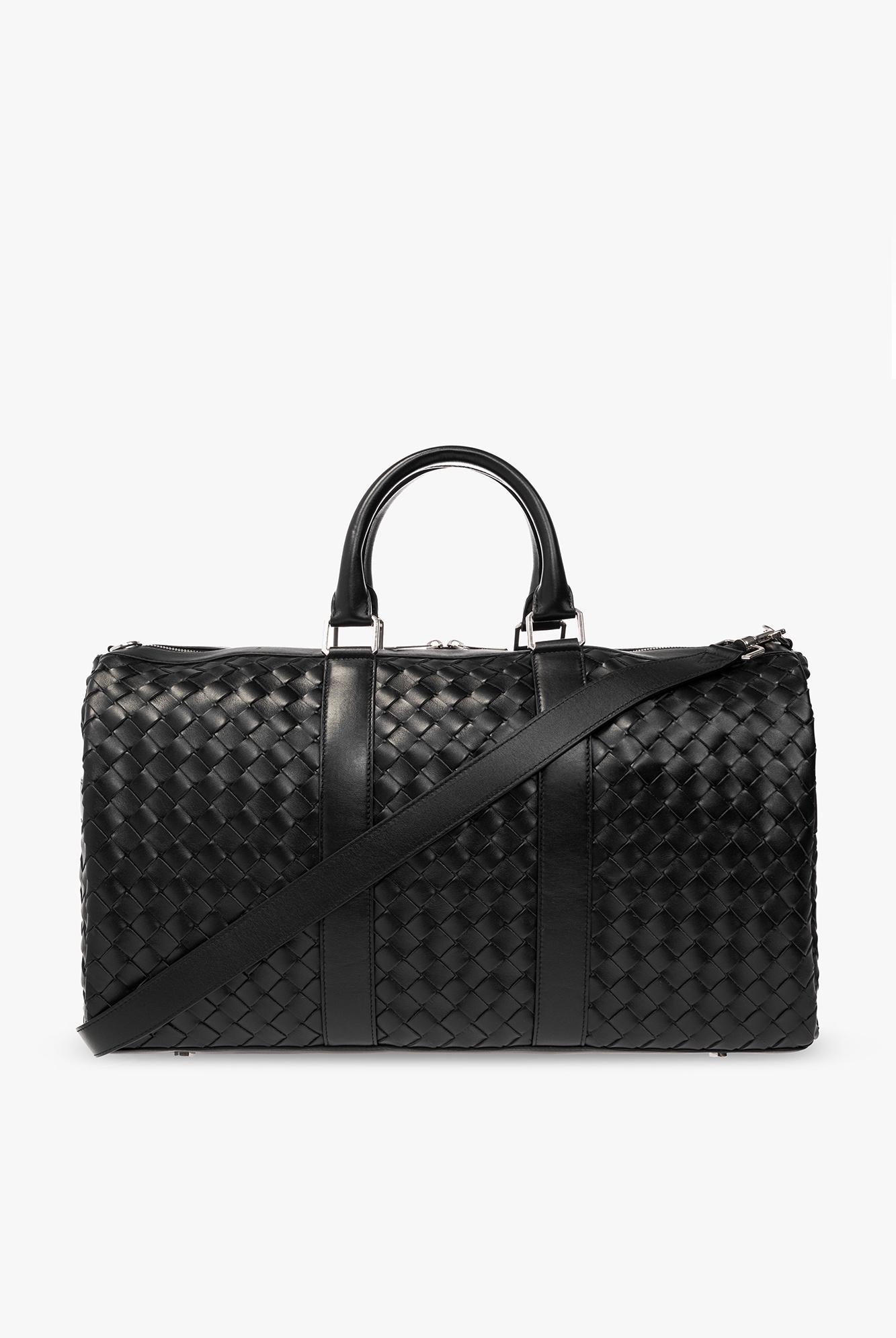 Leather Duffel Bag In Black Product Image