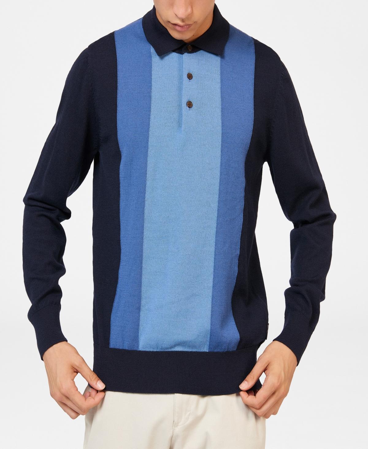 Ben Sherman Mens Block Stripe Polo Shirt Product Image