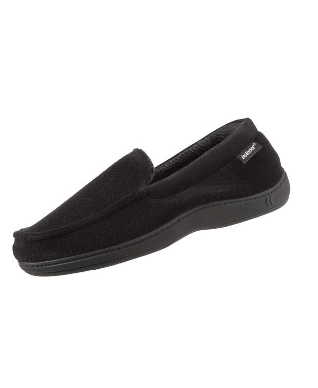 Isotoner Signature Mens Microterry Jared Moccasin Slippers with Memory Foam Product Image