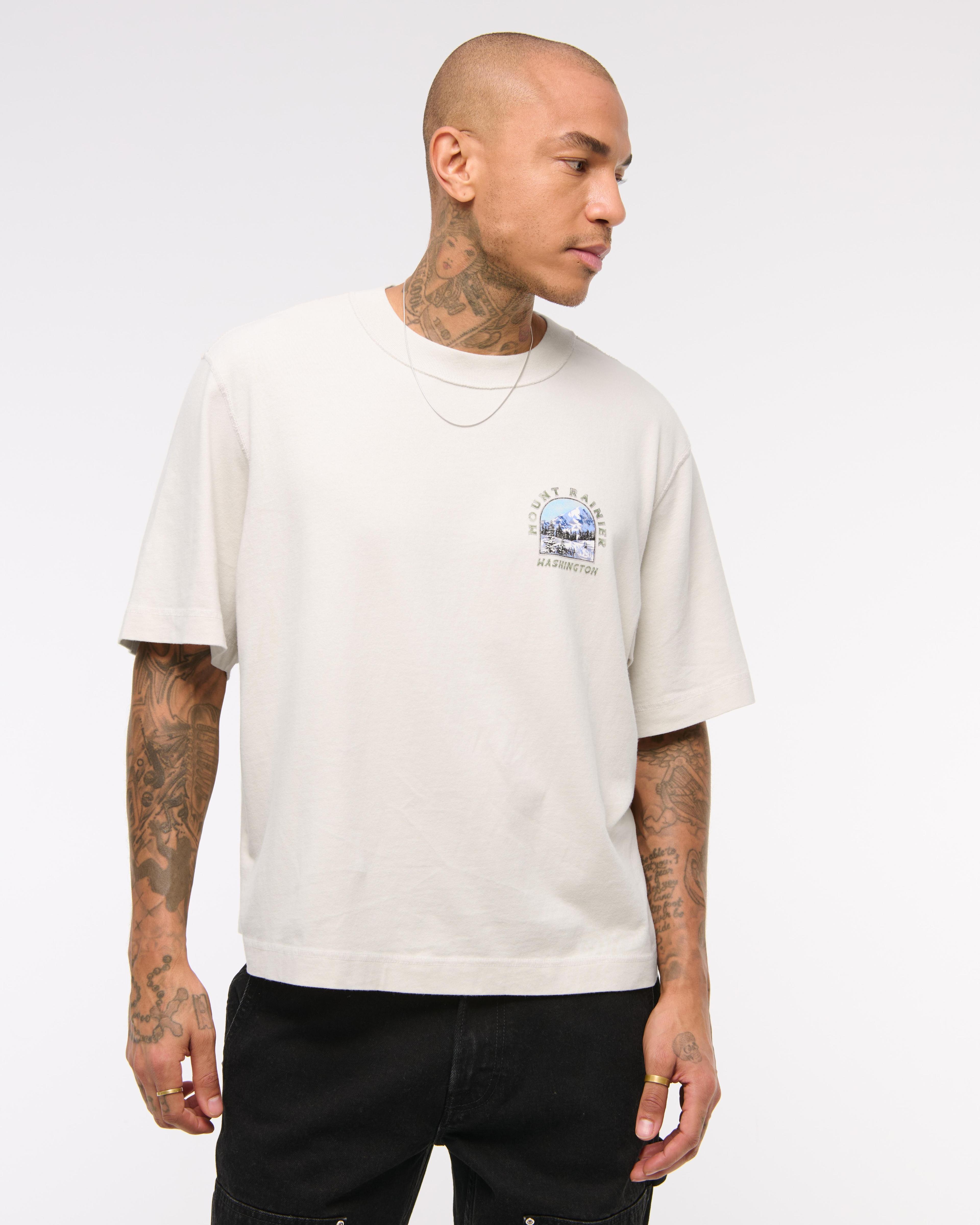 Cropped Mount Rainier Graphic Tee Product Image