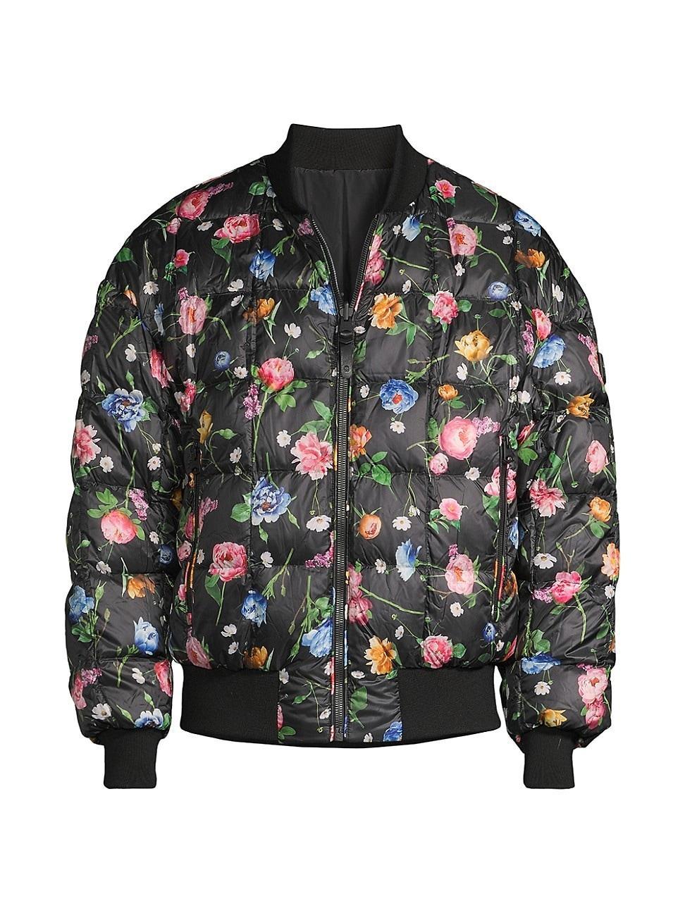 Mens Paul Floral Print Bomber Jacket Product Image