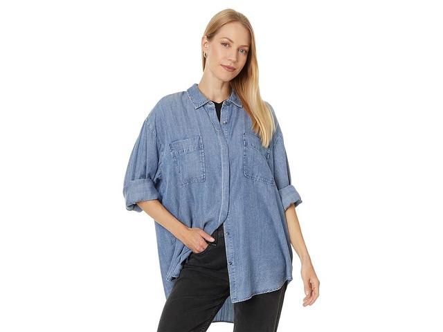 Womens Macie Button-Up Shirt Product Image