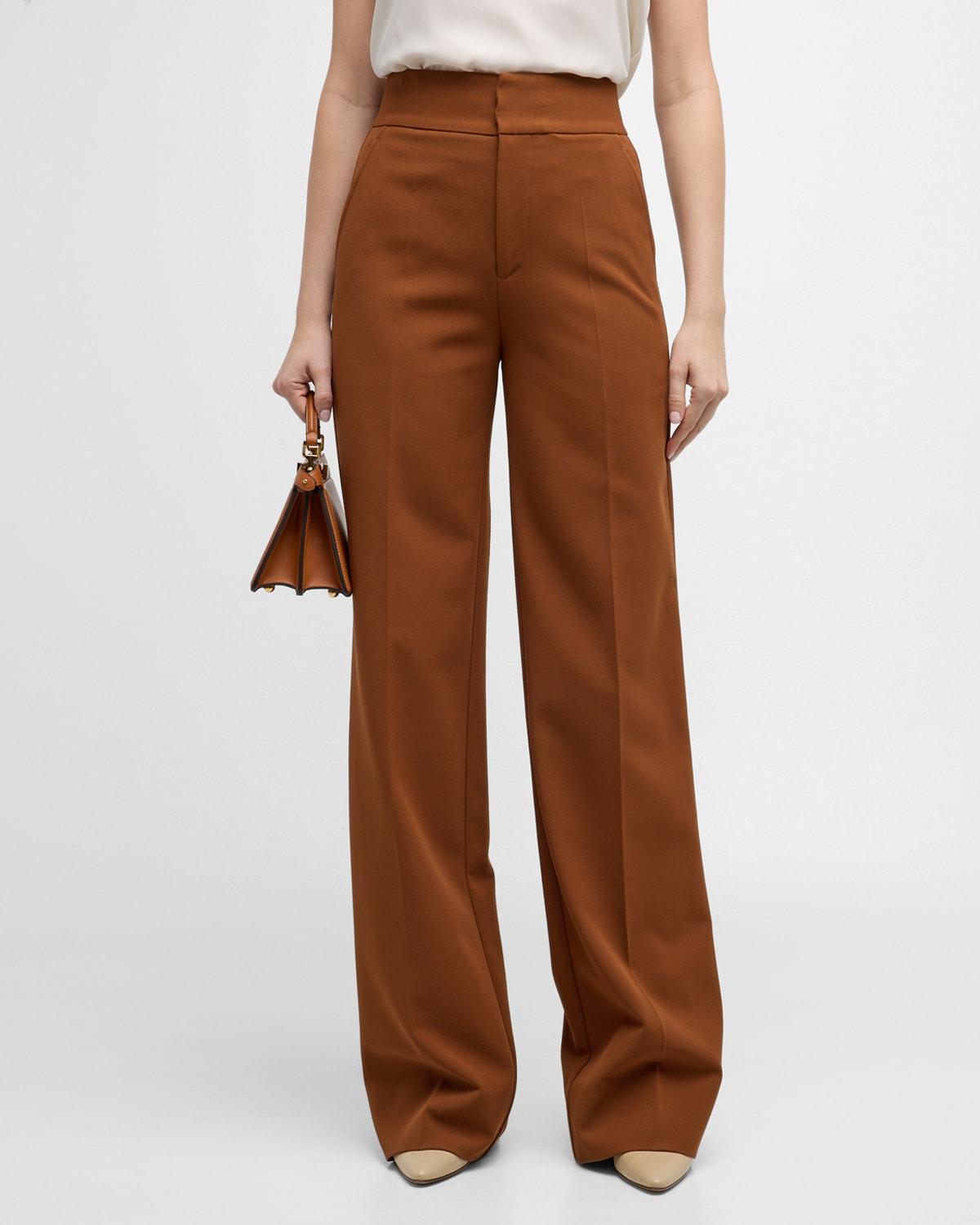 FRAME High Waist Wide Leg Trousers Product Image