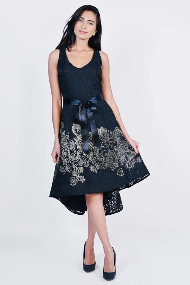 Black and Gold Dress Product Image