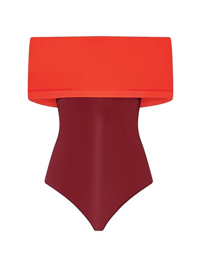 Womens Fatal Off-The-Shoulder Bodysuit Product Image