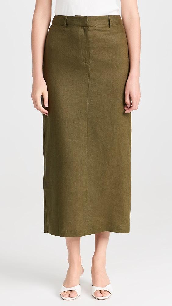 Reformation Gia Linen Skirt | Shopbop Product Image