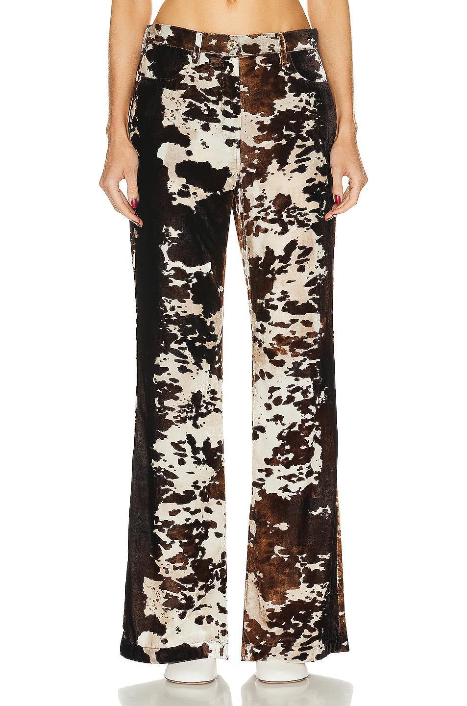 Acne Studios Cow Printed Pant Brown. (also in ). Product Image