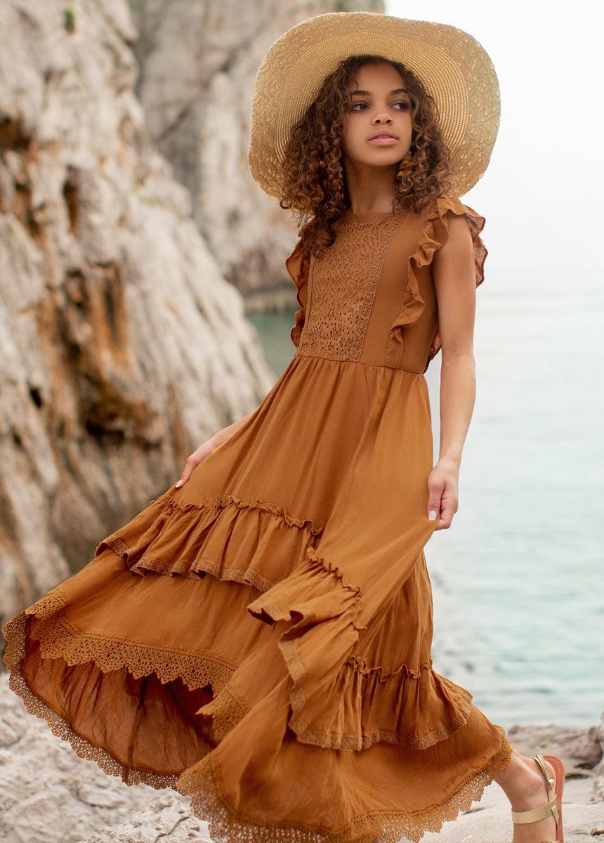 Cassia Dress in Marigold Product Image