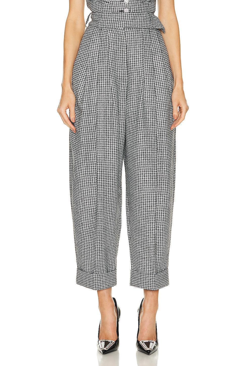 Alexandre Vauthier Large Pant in Black,White product image