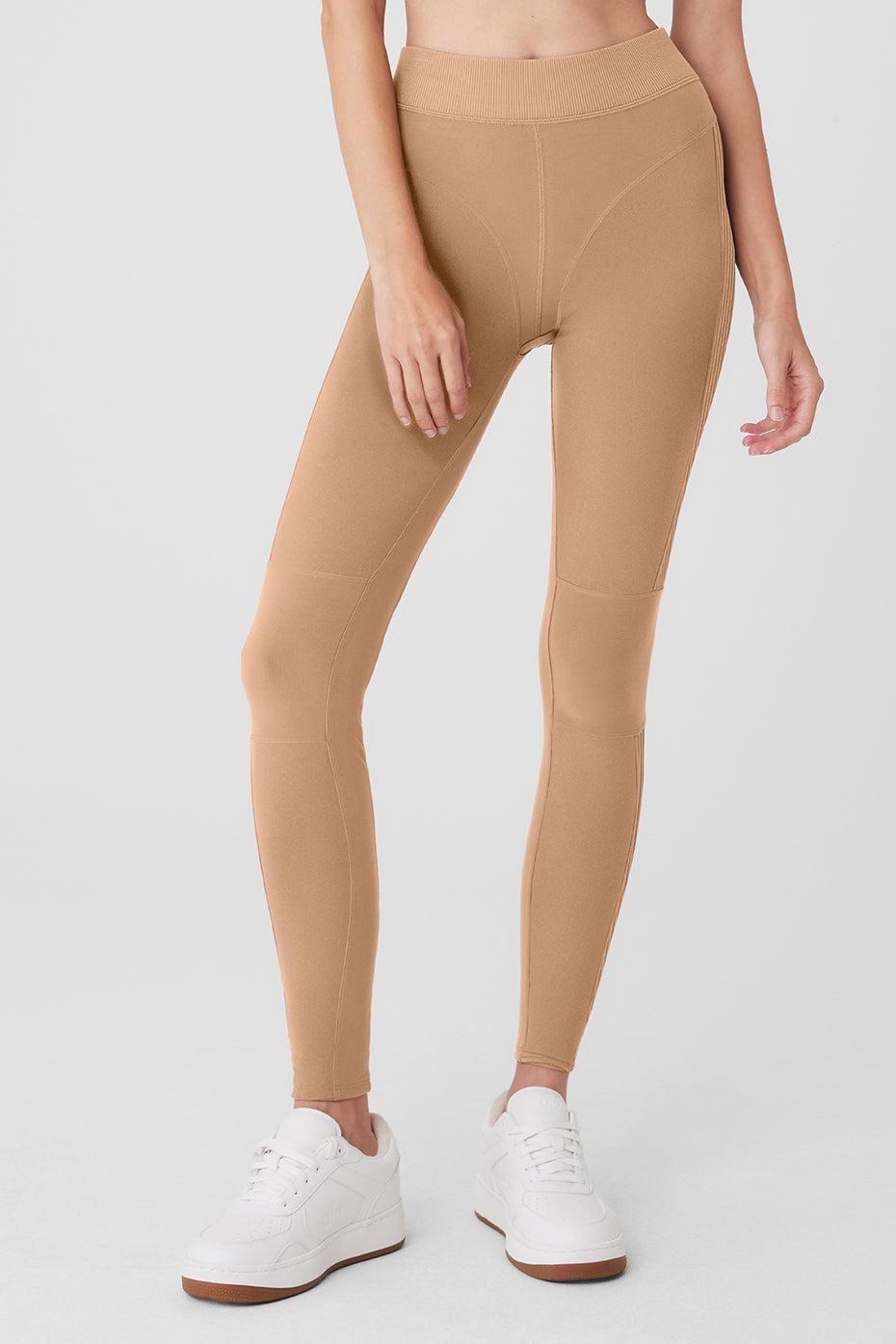 Alosoft High-Waist Head Start Legging - Toasted Almond Product Image