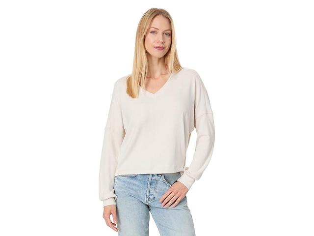 Michael Stars Vic Relaxed V-Neck Pullover (Chateau) Women's Clothing Product Image