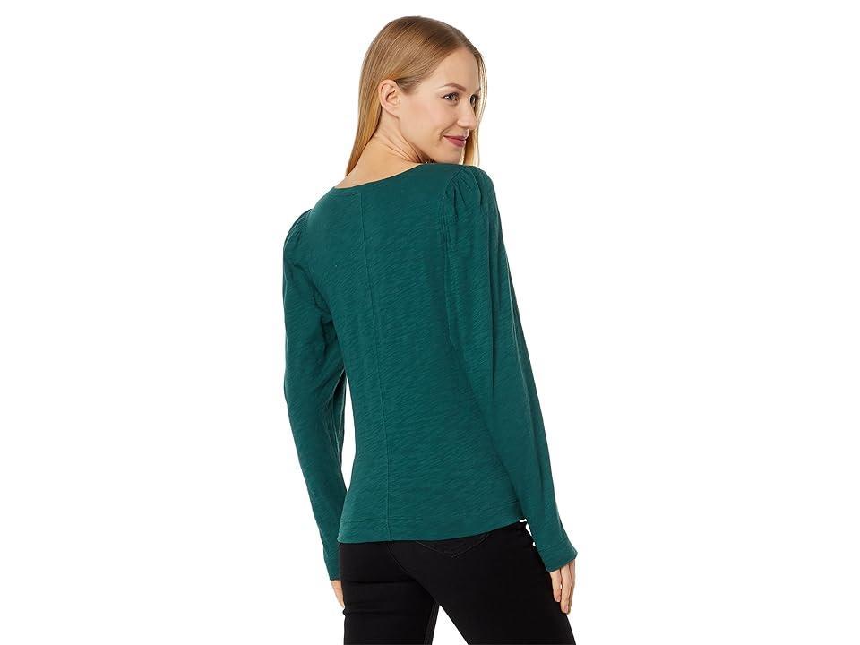 Lilla P Full Sleeve V-Neck (Mallard) Women's Clothing Product Image