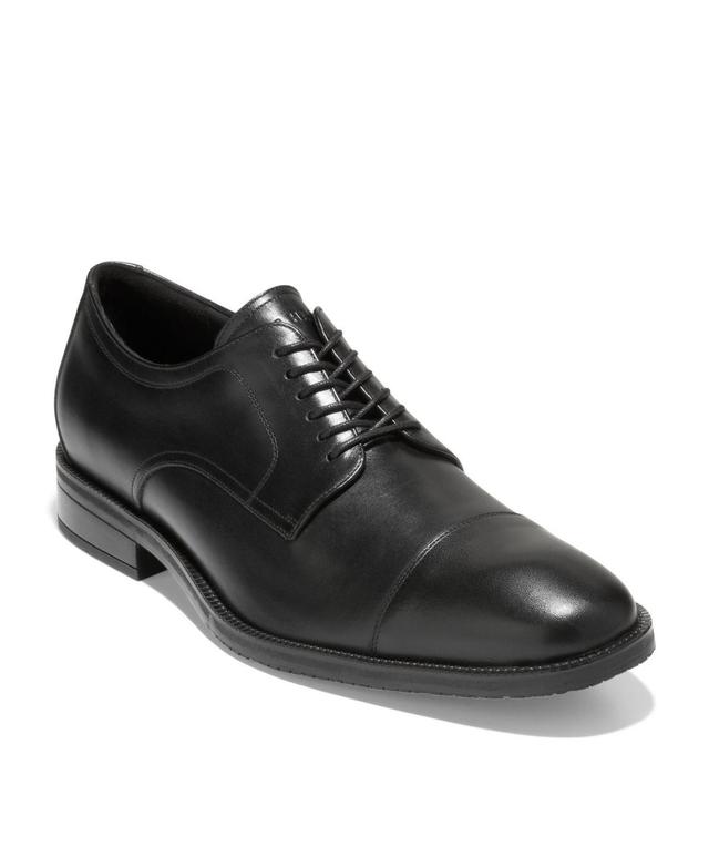 Cole Haan Mens Waterproof Leather Derbys - Black Product Image