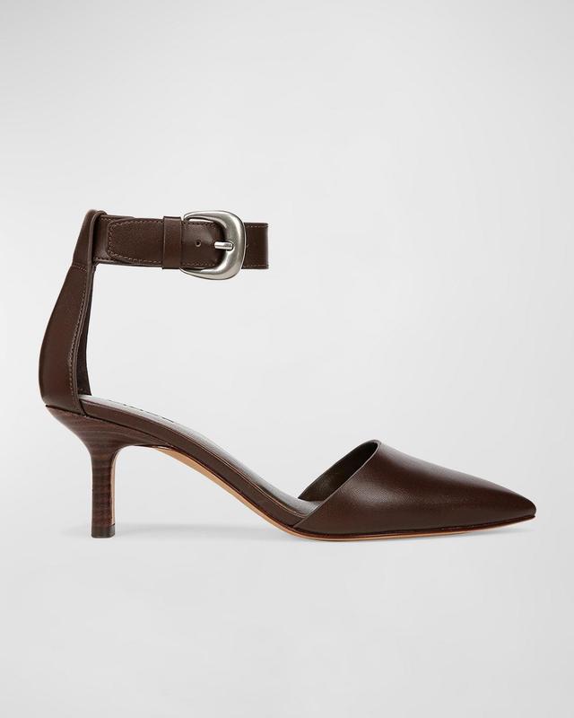 Vince Perri Ankle Strap Pointed Toe Pump Product Image