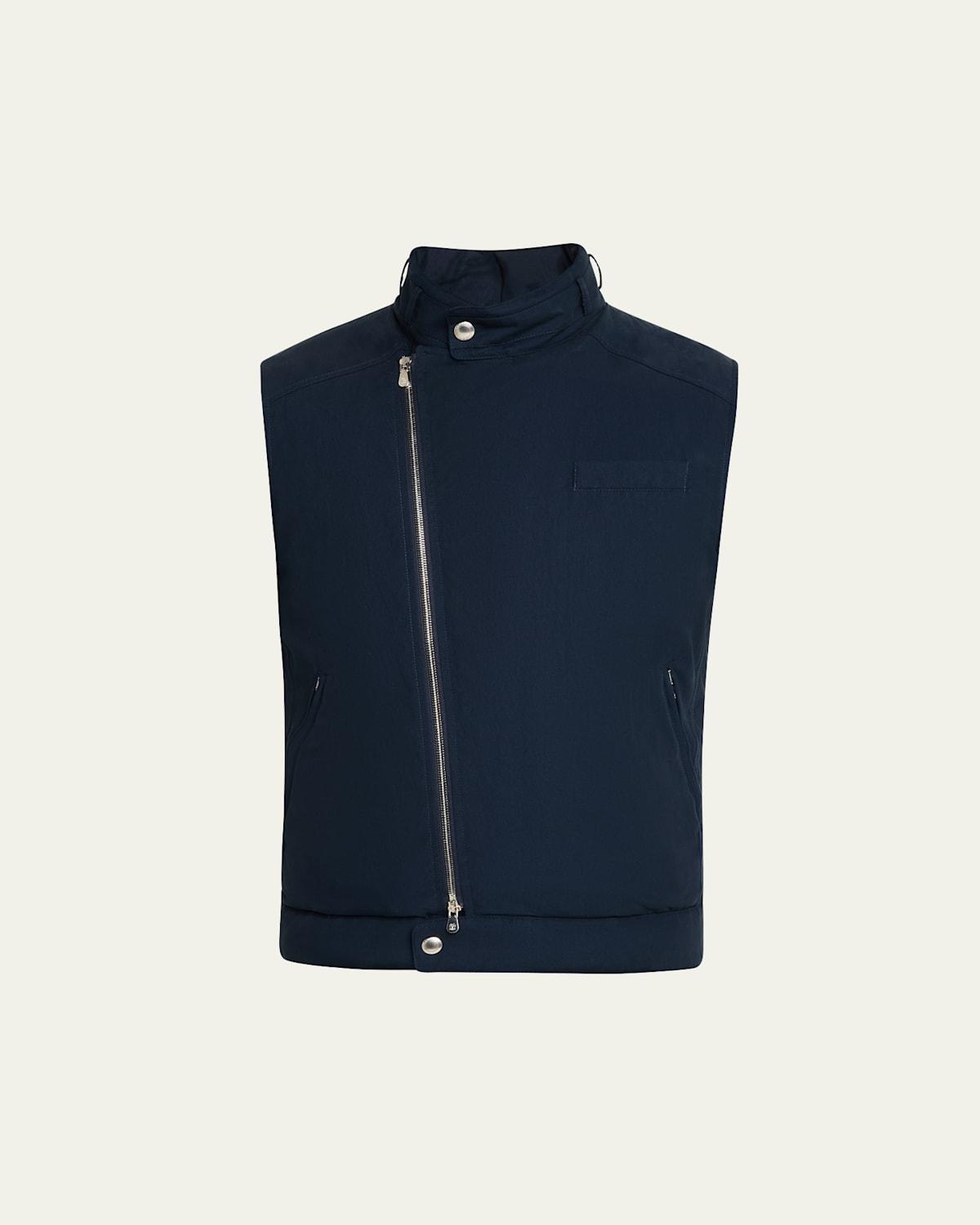 Mens Solaro Asymmetric Zip Vest Product Image