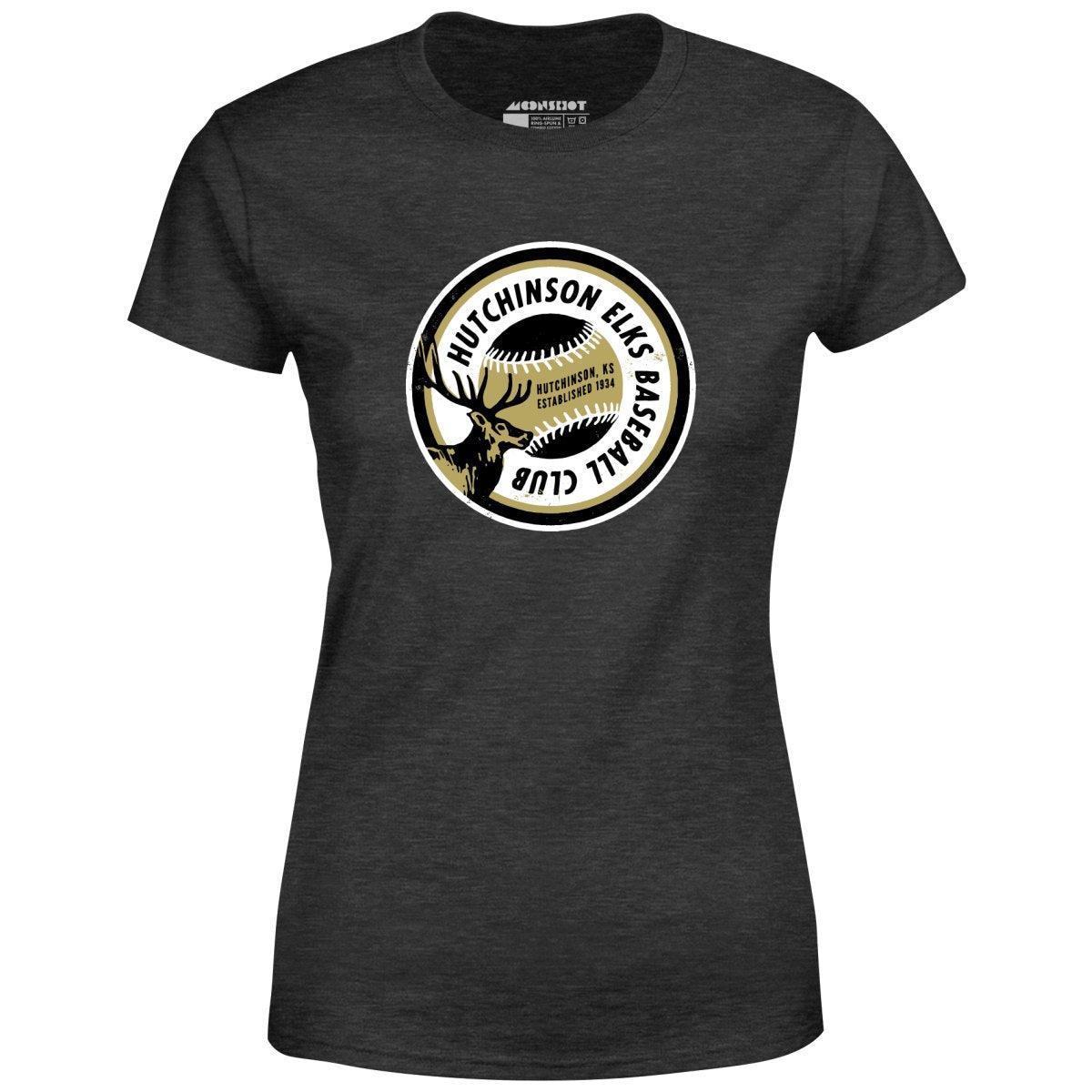 Hutchinson Elks - Kansas - Vintage Defunct Baseball Teams - Women's T-Shirt Female Product Image