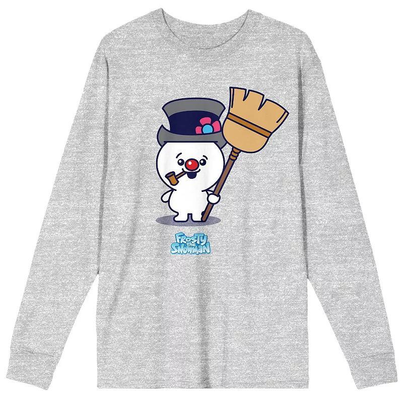 Mens Frosty The Snowman Chibi Long Sleeve Tee Product Image