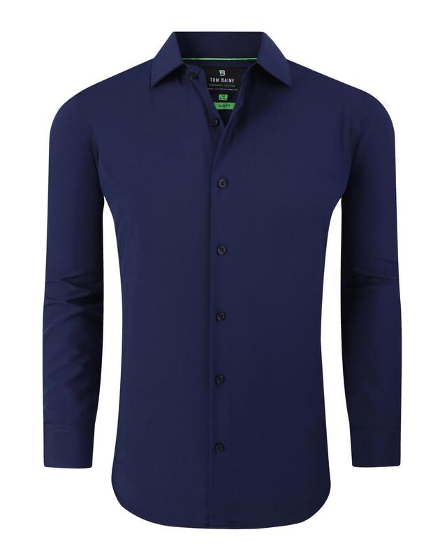 Tom Baine Mens Performance Stretch Solid Button Down Shirt Product Image