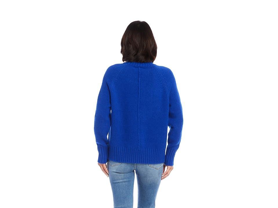 Karen Kane Turtleneck Sweater (Royal) Women's Sweater Product Image