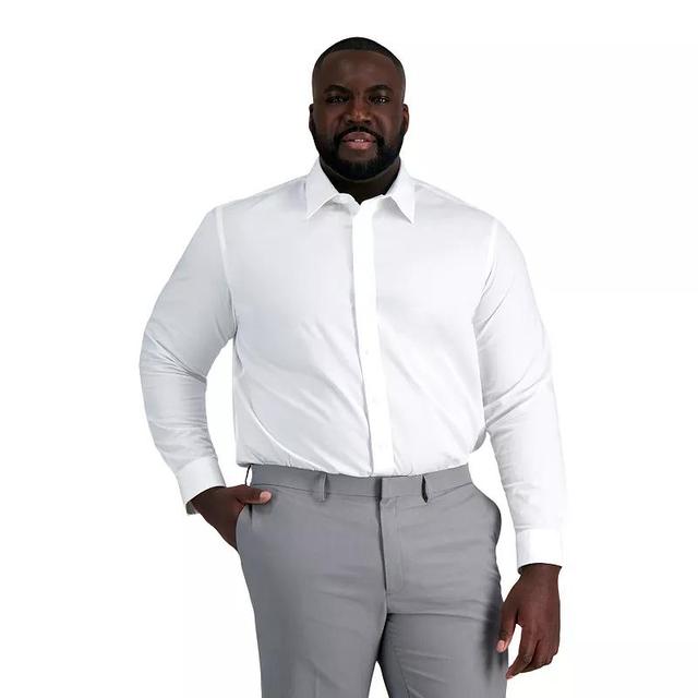 Big & Tall Haggar Premium Comfort Wrinkle Resistant Dress Shirt, Mens Product Image