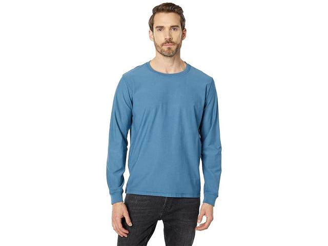 Hudson Jeans Long Sleeve Tee (Real Teal) Men's Clothing Product Image