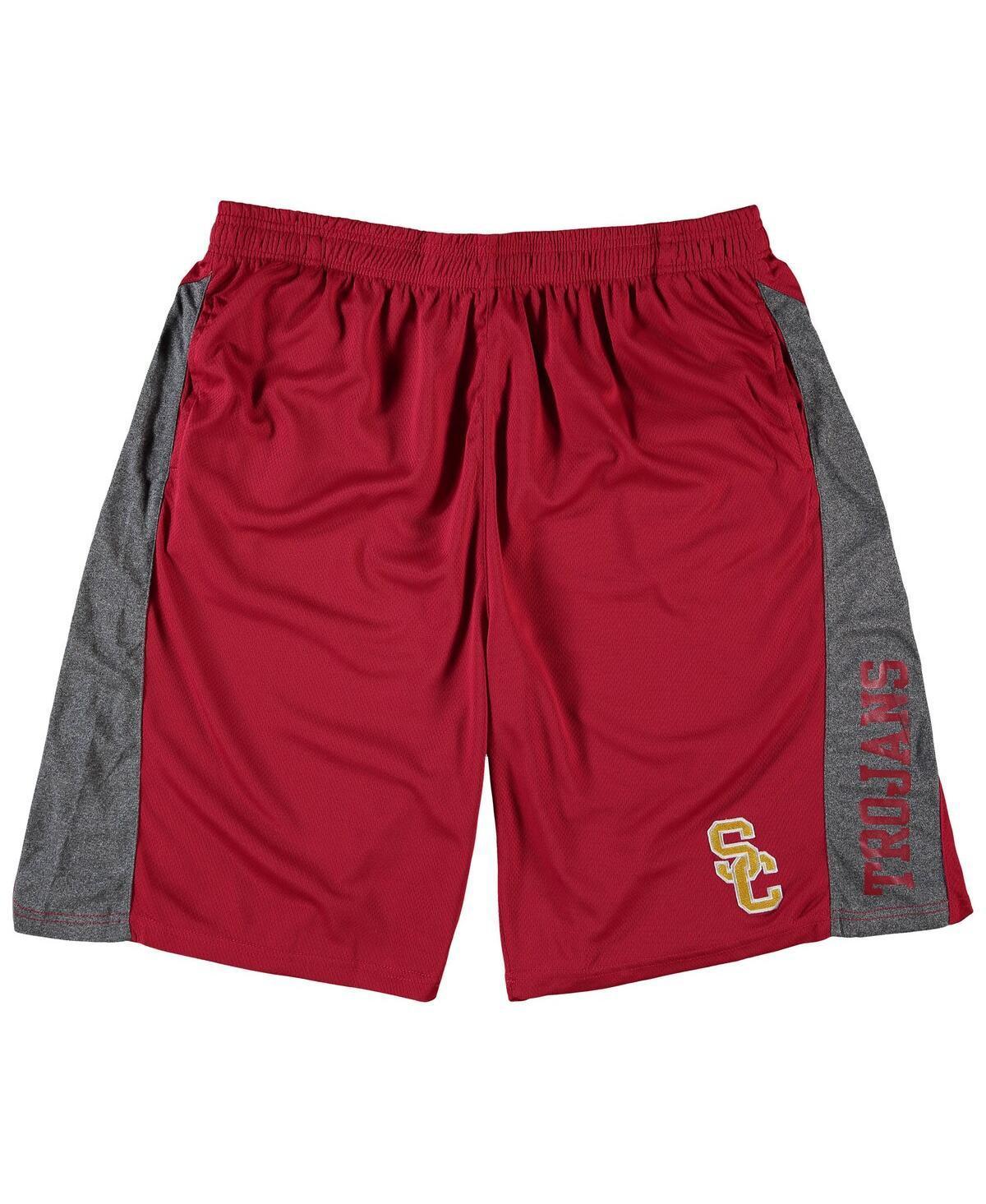 Mens Cardinal USC Trojans Big & Tall Textured Shorts Product Image