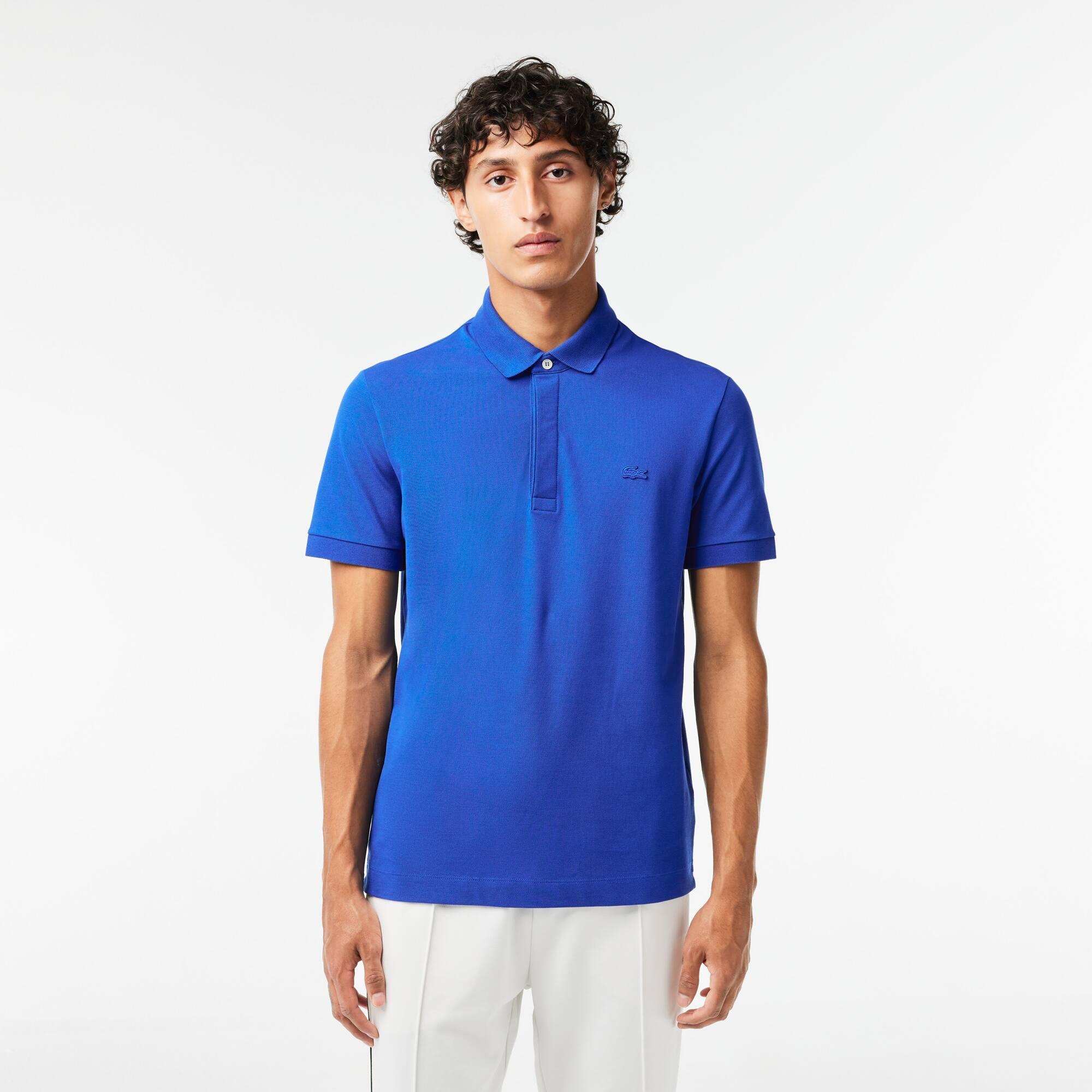 Men's Regular Fit Paris Stretch Piqué Polo Product Image