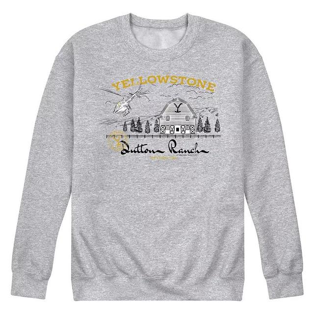 Mens Yellowstone Dutton Ranch Graphic Sweatshirt Product Image