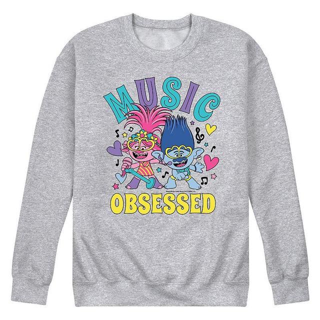 Mens Trolls Music Obsessed Sweatshirt Product Image