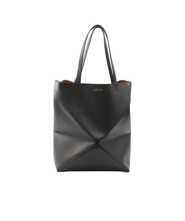 LOEWE Xl Puzzle Fold Tote Bag In Blue Product Image