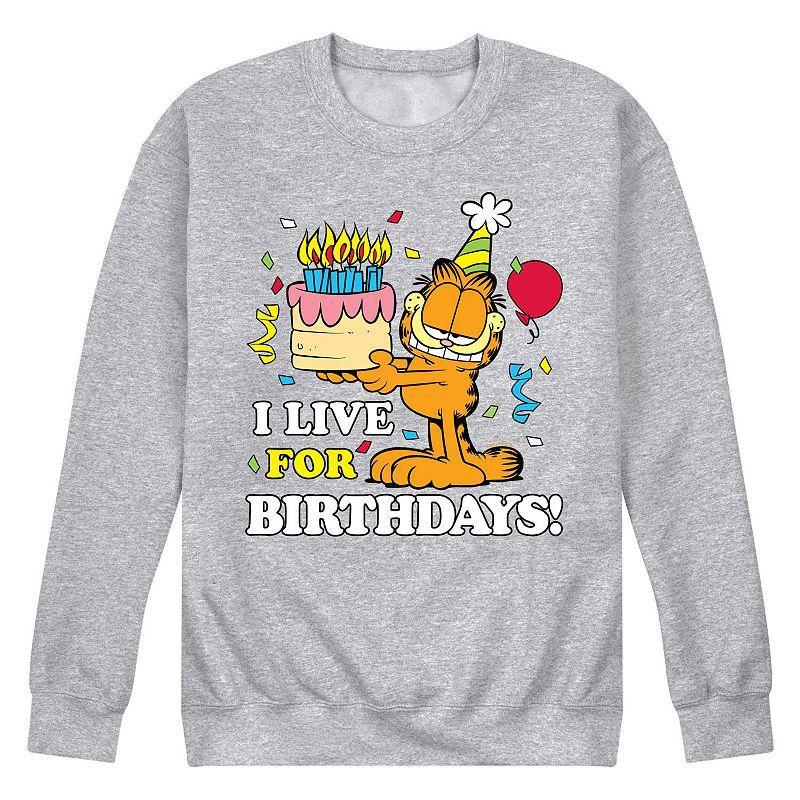 Mens Garfield Life For Birhdays Graphic Tee Product Image