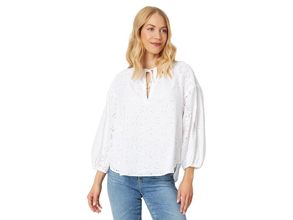 Splendid Taylor Eyelet Top Women's Clothing Product Image