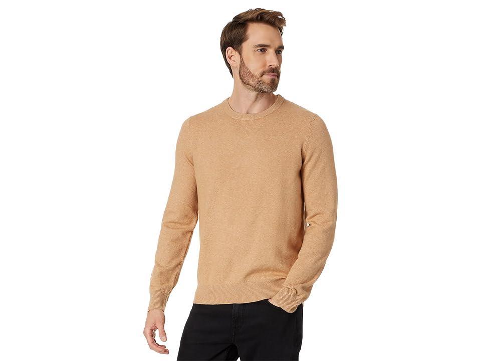 Faherty Jackson Crew Sweater (Wheat Heather) Men's Clothing Product Image