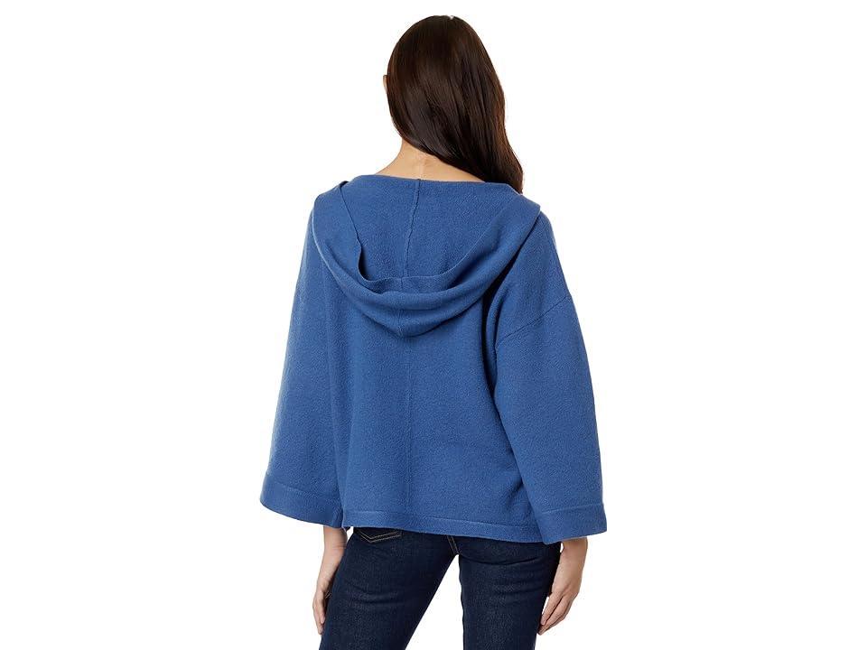 Toad&Co Heartfelt Poncho (Cornflower) Women's Clothing Product Image