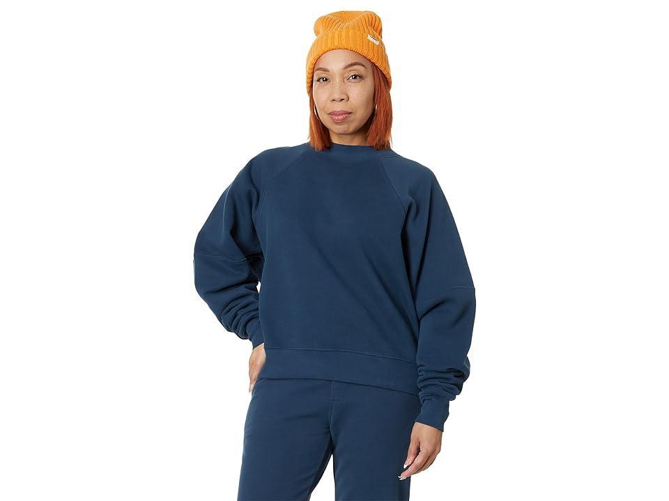 LABEL Go-To Crew (Navy) Women's Sweatshirt Product Image