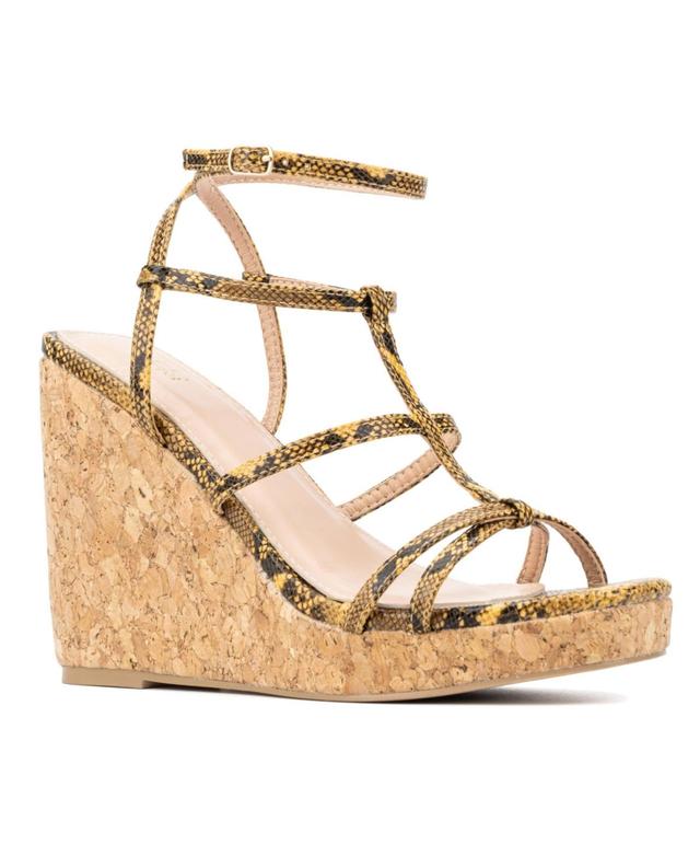 Abla Womens Strappy Wedge Sandal Product Image