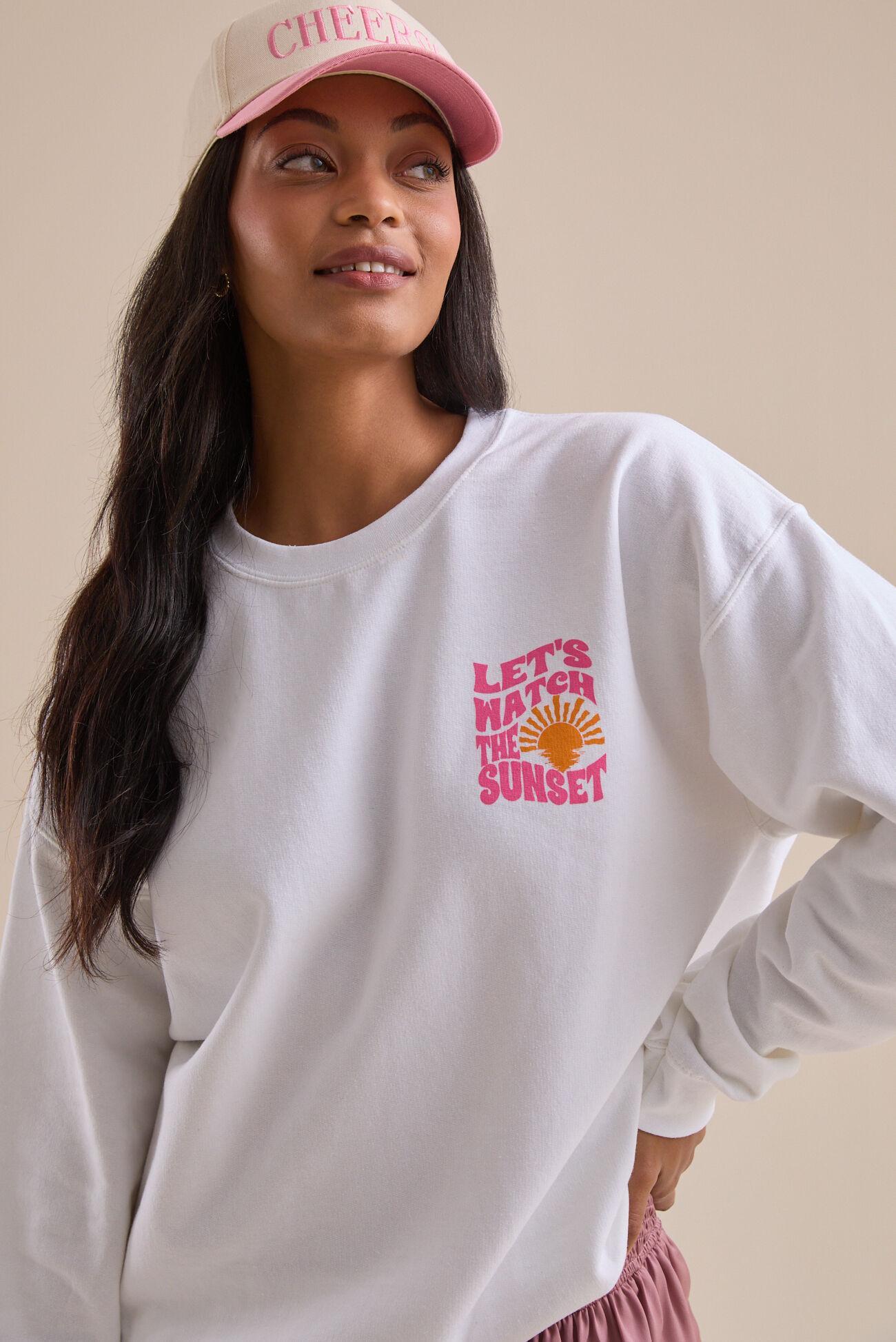 Let's Watch The Sunset Sweatshirt Product Image